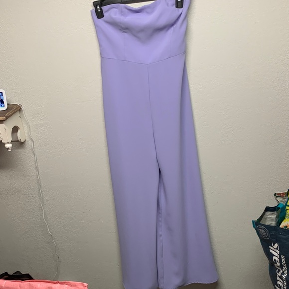 Amanda Uprichard Pants - Amanda Uprichard Lavender Jumpsuit